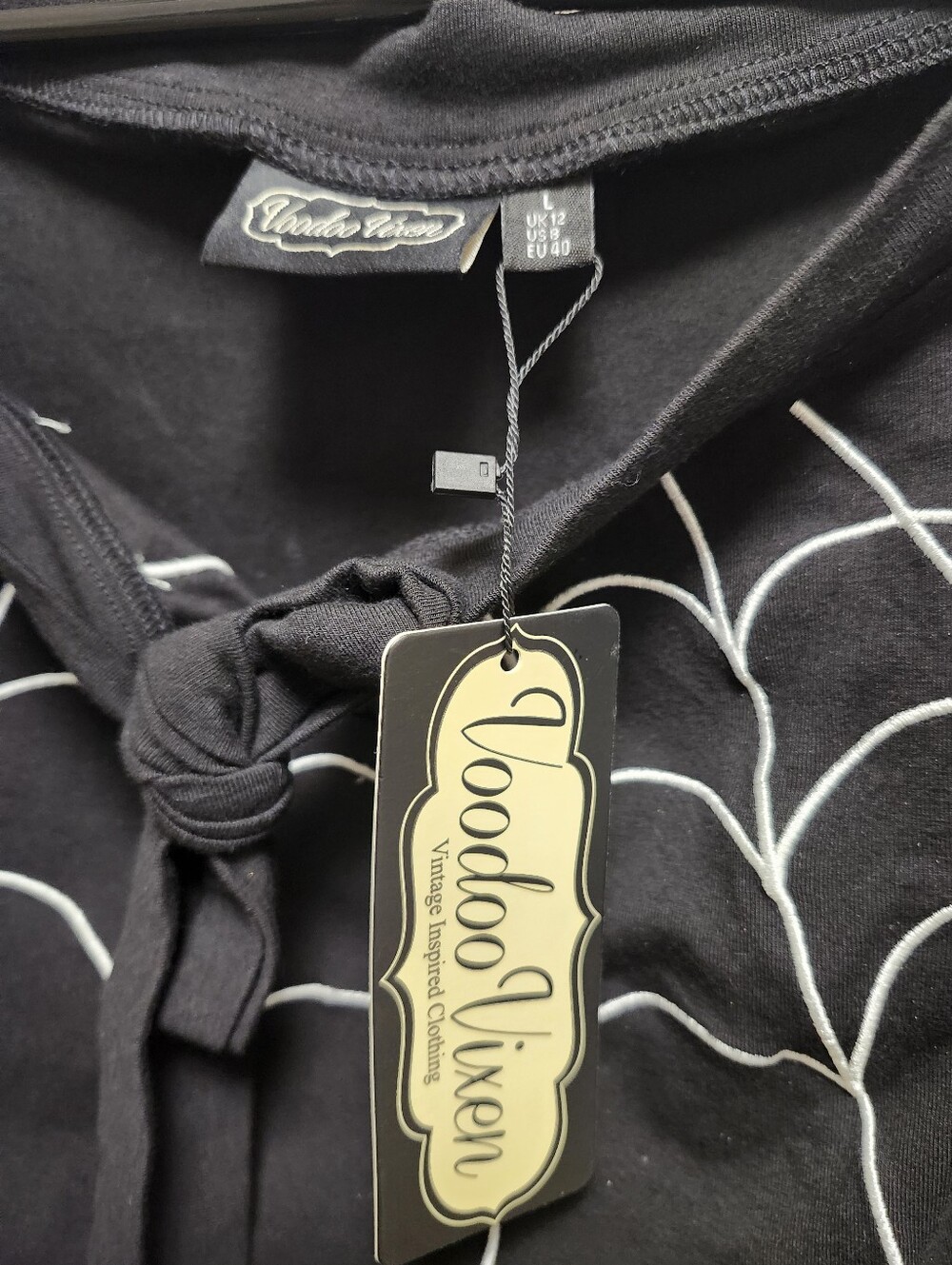 Voodoo Vixen Spiderweb Top - Picture 2 of 3